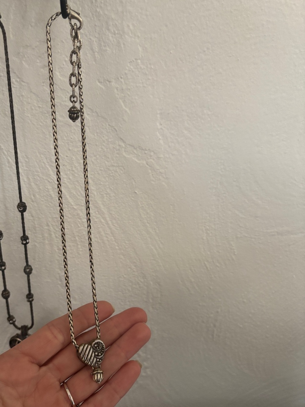 Silver Heart Brighton Pendant Necklace - Women's Jewelry